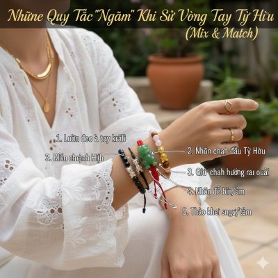 Những Quy Tắc "Ngầm" Khi Sử Dụng Vòng Tay Tỳ Hưu