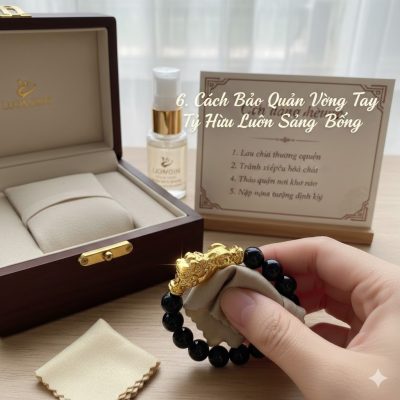 Cách Bảo Quản Vòng Tay Tỳ Hưu Luôn Sáng Bóng
