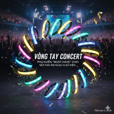 Vòng Tay Concert – Phụ Kiện “Must-Have” Cho Mọi Fan Âm Nhạc & Sự Kiện