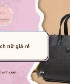 Túi xách ck thiết kế thanh lịch, kiểu dáng hiện đại, quảng cáo túi xách nữ giá rẻ của The Charm Xinh.